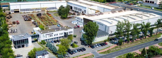 Construction of a modern paint shop and a new office building